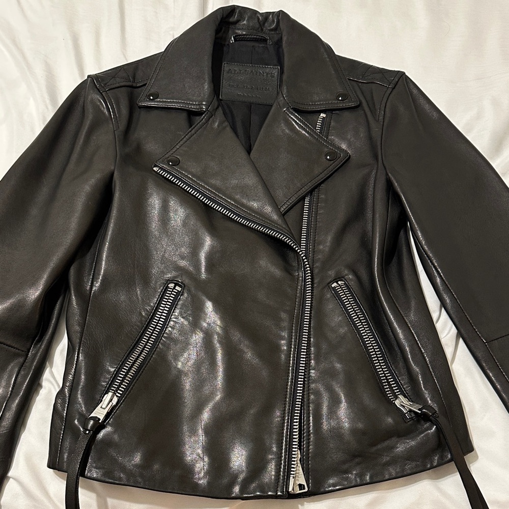 All saints Leather Jacket